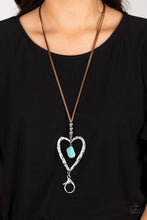 Load image into Gallery viewer, Santa Fe Sweetheart - Blue Paparazzi Accessories
