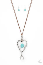 Load image into Gallery viewer, Santa Fe Sweetheart - Blue Paparazzi Accessories

