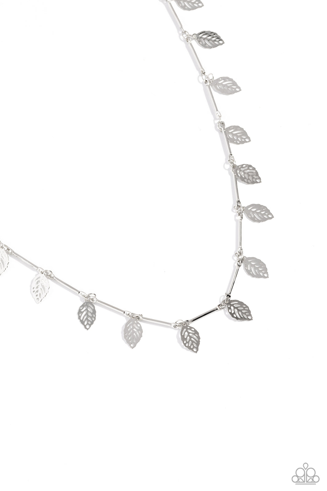 LEAF a Light On - Silver Paparazzi Accesories