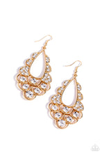 Load image into Gallery viewer, Majestic Masquerade - Gold Paparazzi Accessories

