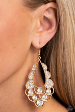 Load image into Gallery viewer, Majestic Masquerade - Gold Paparazzi Accessories
