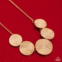Load image into Gallery viewer, Medaled Mosaic - Gold Paparazzi Accessories
