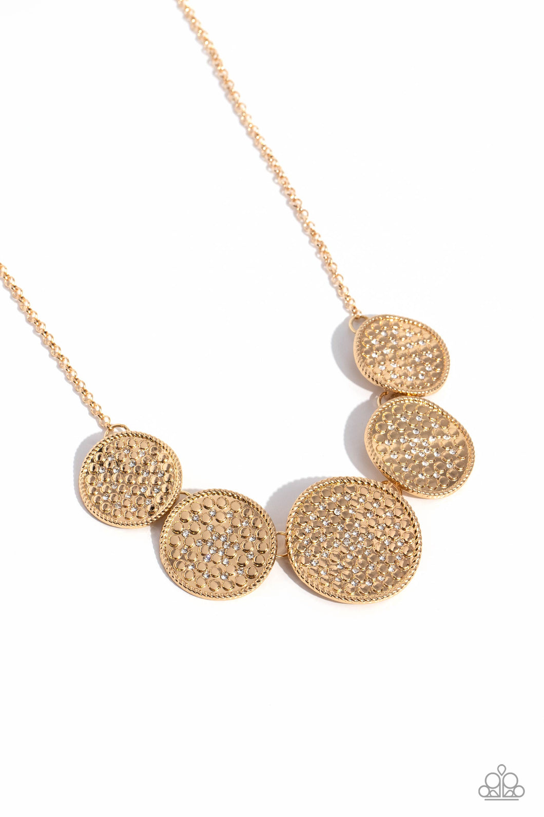 Medaled Mosaic - Gold Paparazzi Accessories