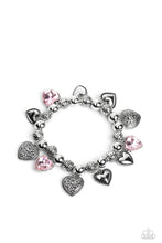 Load image into Gallery viewer, Charming Crush - Pink Paparazzi Accessories
