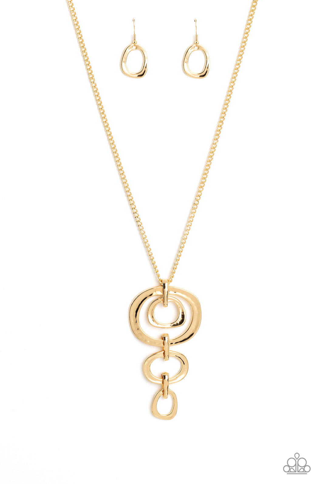 Tranquil Trickle - Gold Paparazzi Accessories