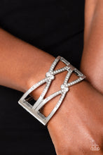 Load image into Gallery viewer, Entrancing Etiquette - White Paparazzi Accessories
