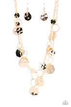 Load image into Gallery viewer, Hammered Horizons - Gold Paparazzi Accessories
