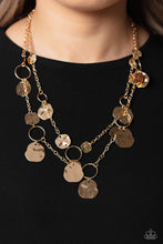 Load image into Gallery viewer, Hammered Horizons - Gold Paparazzi Accessories
