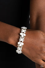Load image into Gallery viewer, Teasing Torrent - White Paparazzi Accessories
