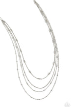Load image into Gallery viewer, Studded Shimmer - Silver Paparazzi Accessories
