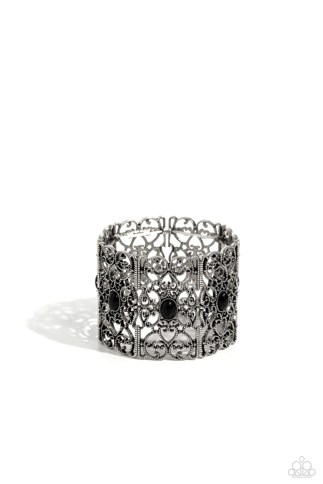 Fairest Filigree - Black Paparazzi Accessories