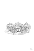 Load image into Gallery viewer, Scintillating Snowflakes - White Paparazzi Accessories
