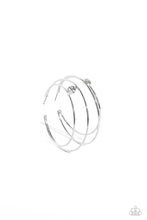 Load image into Gallery viewer, Theater HOOP - White Paparazzi Accessories
