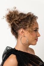 Load image into Gallery viewer, Theater HOOP - White Paparazzi Accessories
