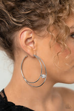 Load image into Gallery viewer, Theater HOOP - White Paparazzi Accessories
