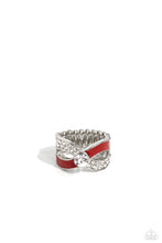 Load image into Gallery viewer, CROSSED and Found - Red Paparazzi Accessories
