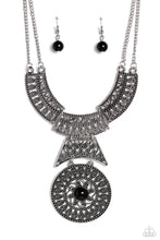 Load image into Gallery viewer, Fetching Filigree - Black Paparazzi Accessories
