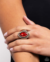 Load image into Gallery viewer, Marquise Majesty - Red Paparazzi Accessories
