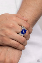 Load image into Gallery viewer, Diagonally Dominant - Blue Paparazzi Accessories
