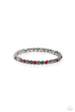 Load image into Gallery viewer, Floral Fast Lane - Red Paparazzi Accessories
