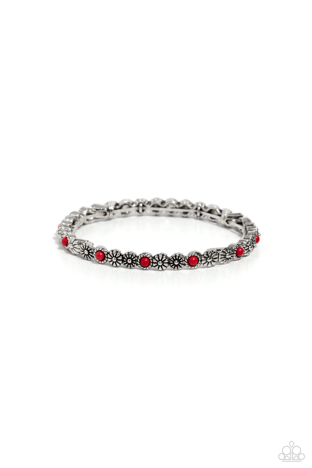 Floral Fast Lane - Red Paparazzi Accessories