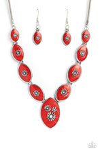 Load image into Gallery viewer, Pressed Flowers - Red Paparazzi Accessories
