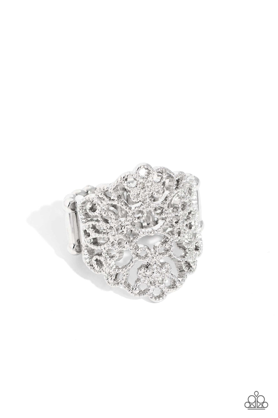 Glistening Gentry - Silver Paparazzi Accessories