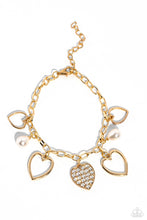 Load image into Gallery viewer, GLOW Your Heart - Gold Paparazzi Accessories
