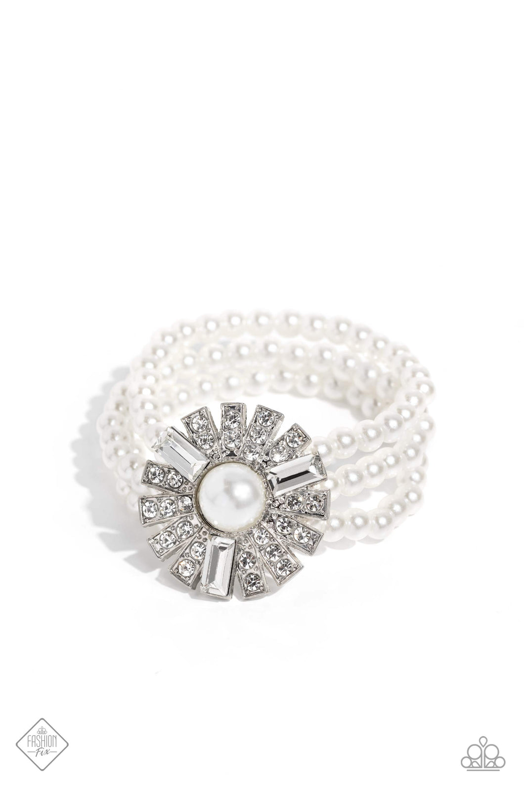 Gifted Gatsby - White Paparazzi Accessories