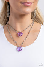 Load image into Gallery viewer, Layered Love - Purple Paparazzi Accessories
