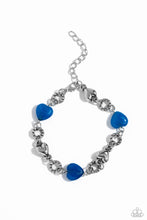 Load image into Gallery viewer, I Can Feel Your Heartbeat - Blue Paparazzi Accessories
