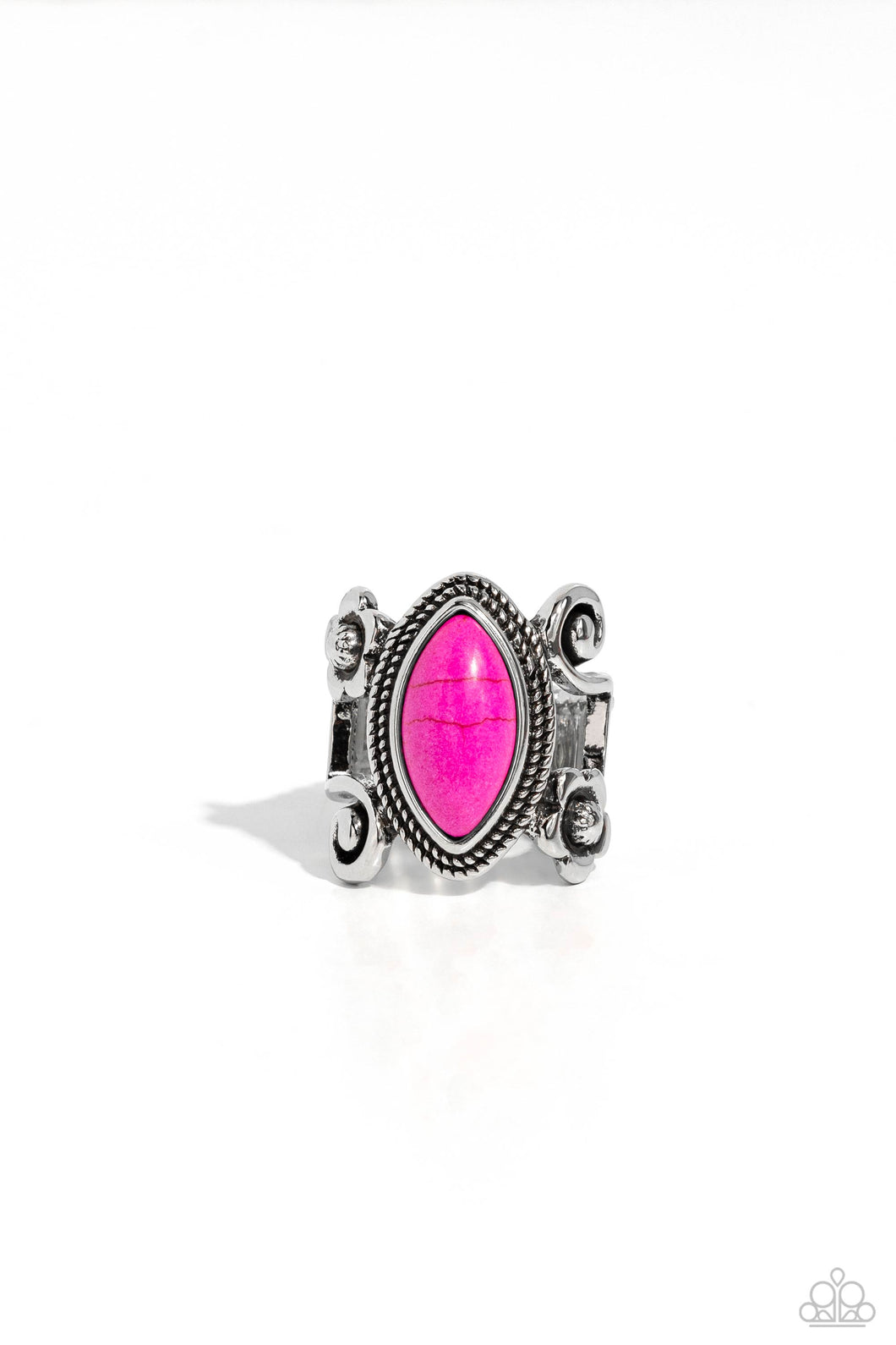 Flower SWIRL - Pink Paparazzi Accessories