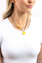 Load image into Gallery viewer, Mismatched Mayhem - Yellow Paparazzi Accesories
