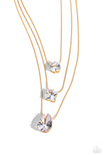 Load image into Gallery viewer, Lustrous Layers - Gold Paparazzi Accessories
