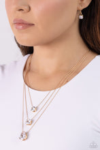 Load image into Gallery viewer, Lustrous Layers - Gold Paparazzi Accessories
