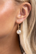 Load image into Gallery viewer, White Collar Welcome - Gold Paparazzi Accessories
