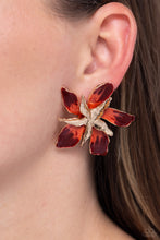Load image into Gallery viewer, Warped Wallflower - Red Paparazzi Accessories

