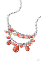 Load image into Gallery viewer, Dewy Disposition - Orange Paparazzi Accessories
