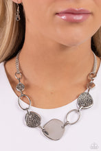Load image into Gallery viewer, Asymmetrical Attention - Silver Paparazzi Accessories
