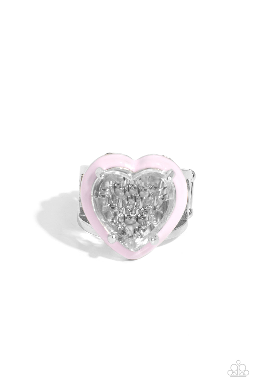 Hallmark Heart - Pink Paparazzi Accessories