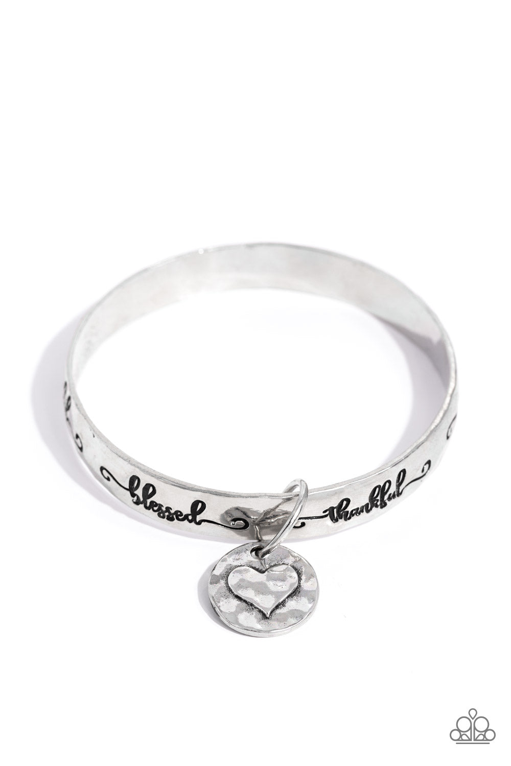 Tangible Thank You - Silver Paparazzi Accessories