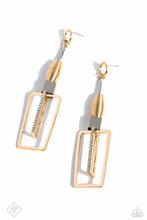 Load image into Gallery viewer, Clear the SQUARE - Gold Paparazzi Accessories
