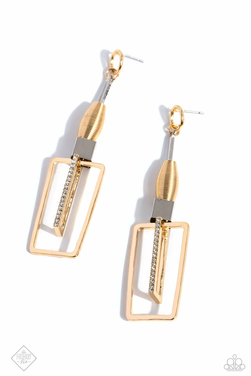 Clear the SQUARE - Gold Paparazzi Accessories