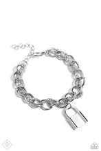 Load image into Gallery viewer, Watch the LOCK - Silver Paparazzi Accessories
