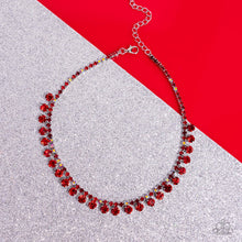 Load image into Gallery viewer, Ritzy Rhinestones - Red Paparazzi Accessories

