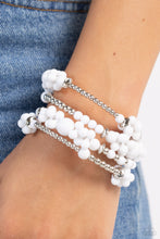 Load image into Gallery viewer, Compelling Clouds - White Paparazzi Accessories
