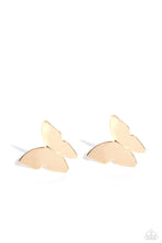Load image into Gallery viewer, Butterfly Beholder - Gold Paparazzi Accessories
