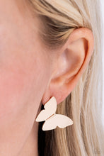 Load image into Gallery viewer, Butterfly Beholder - Gold Paparazzi Accessories
