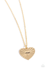 Load image into Gallery viewer, Elevated Embrace - Gold Paparazzi Accessories
