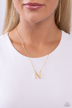 Load image into Gallery viewer, Leave Your Initials - Gold - N Paparazzi Accessories
